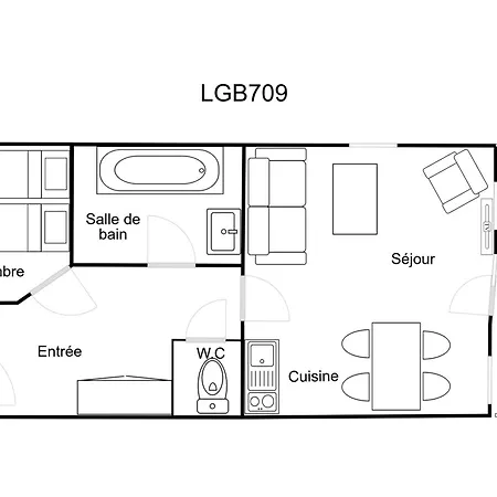 Апартаменты Cosy 2 Pieces, Skis Aux Pieds, Proche Commerces - Fr-1-182a-34 *